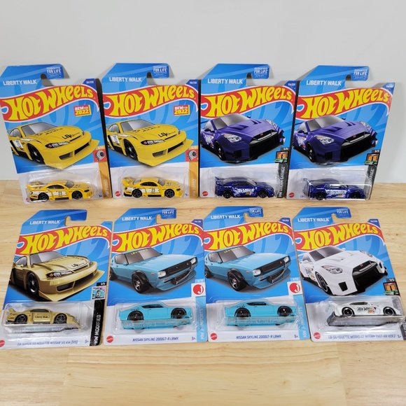 Hot Wheels Liberty Walk Nissan Lot Die Cast Cars Toys